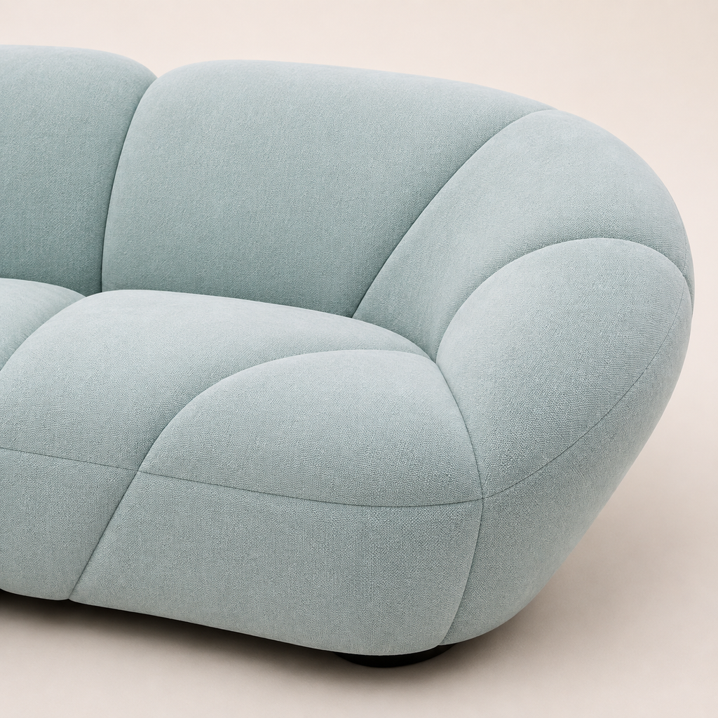 Mornhush Sculpted Curved Modular Sofa